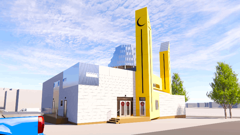 Rendering of Yellowknife Islamic Centre