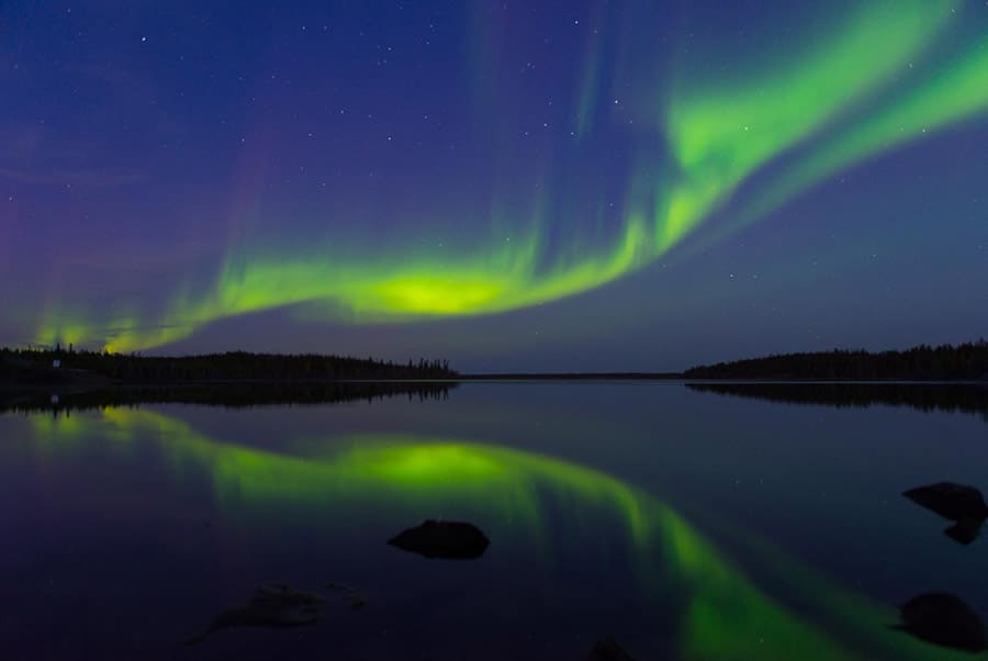 Northern Lights scenic shot